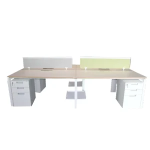 Customization New High Quality Modern Convertible Extendable Open Modular 6 Person Cubicle Table Office Workstation Desk
