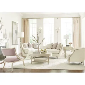 Customize Luxury Modern Style Apartment Hotel Villa Solid Wood Extendable Sectional Sofa Set Beige Curved Upholstery Pearl
