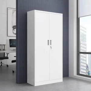 Customized 2 Doors Office Metal Storage Cabinet Steel Cupboard Metal Cabinet Filing Cabinet With 4 Shelves