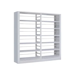 Customized 6 Tier Metal Steel Display Bookcase Adjustable Shelves Modern Design Bookshelf for School Library Bookshop Furniture