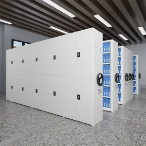 Customized Archive Filing Cabinet Steel Mobile Compactor Storage System Dense Cabinet Dense Rack High Density Mobile Shelving