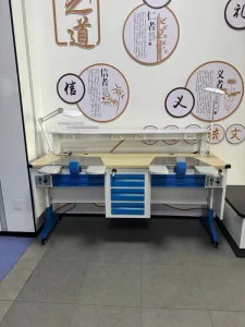 Customized CE Certified Dental Lab Equipment Adjustable Dental Technician Bench Workstation Furniture