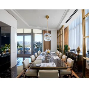 Customized Commercial Hotel Restaurant Furniture Table Chair Set