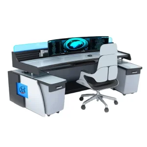 Customized Control Center Workstation Modern Intelligent Height Adjustable Console