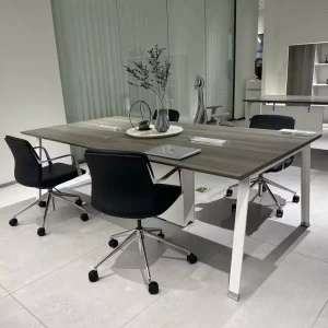Customized Convertible Modern Luxury Office Meeting Table Conference Desk E0 MFC Melamine Material