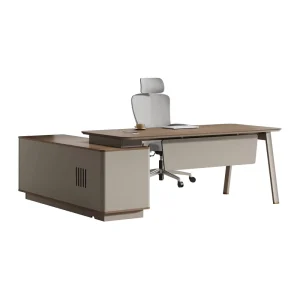 Customized Elegant Modern Wooden Executive Office Desk Classic Office Table for Boss or President Furniture