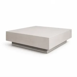 Customized GRC Glass Fiber Reinforced Concrete Coffee Table with Fireproof and Waterproof for Outdoor and Indoor or Public