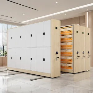 Customized High Density Mobile Shelving Steel Archive Library Hospital Office School Rolling Compact Storage Shelf Rack Unit