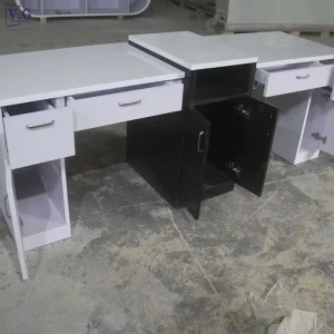 Customized High Quality Corian Nail Tables Nail Salon Table Nail Desk Table