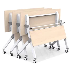 Customized High Quality Modular Water Resistant Adjustable Foldable Convertible Training Table for Modern Office Home Use Wood