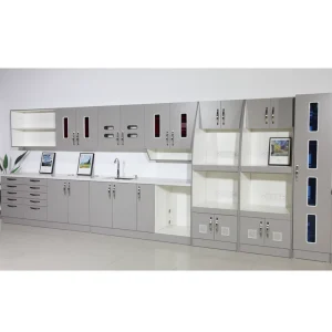 Customized Hospital Medical Dental Cabinet Furniture with Sink Cabinets for Dental Clinic