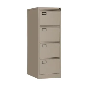 Customized KD Office Steel Vertical Filing Cabinet Metal 4 Drawer Storage Lateral File Cabinet