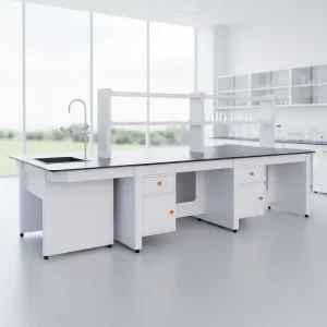 Customized Laboratory Furniture Acid and Alkali Proof Testing Table Steel Workbench for School and Hospital