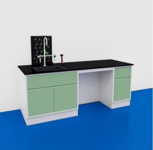 Customized Laboratory Work Benches Modern School Laboratory Furniture Steel Cosmetics Manufacturing Mineral Laboratory