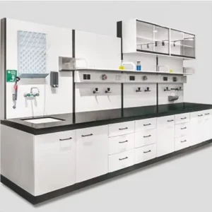 Customized Metal Science Lab Furniture Side Bench Laboratory Tables