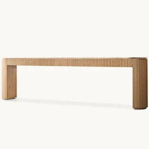 Customized Modern America Style Living Room Sofa Console Table with Marble Top Solid Wood Furniture Low Console Table