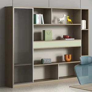Customized Modern Convertible Extendable Storage Open Shelf Bookcase Filing Cabinet for Gym School Hotel Commercial Use Optional
