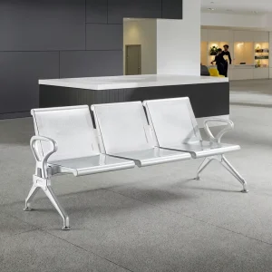 Customized Modern Design 3 Seater Stainless Steel Eco Friendly Multifunction Clinic Dental Waiting Chair Public Area