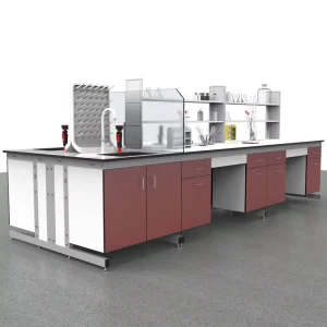 Customized Modern Laboratory Equipment Workbench Steel School Lab Furniture Chemistry Work Station