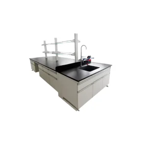 Customized Modern Metal School & Hospital Physics Lab Work Station Table Test Bench Laboratory Furniture