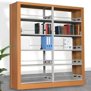 Customized Modern Stainless Steel Durable Bookshelf for School Hospital Office Living Room Hotel Retail Shelves