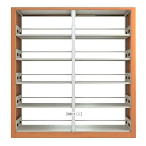 Customized Modern Steel Bookshelves Used in Schools Libraries Living Rooms Offices Hotels Retail Shelves