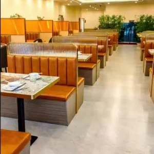 Customized More Design Vintage Factory Direct Popular Commercial Use Seating Fast Food Coffee Restaurant Dining Sets