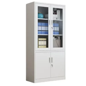 Customized Office Furniture Office Storage Staff File Cabinet Cabinets Storage Steel File Cabinet with Glasses Door