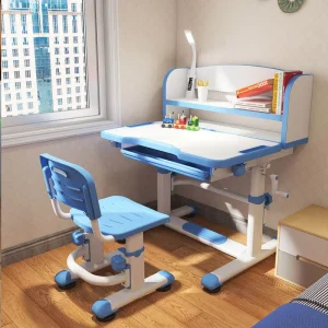 Customized Plastic Metal Material Primary School Table and Chairs Set for Kids