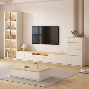 Customized Scratch Resistant Honeycomb Aluminum TV Bench Cabinet for Philippine Market