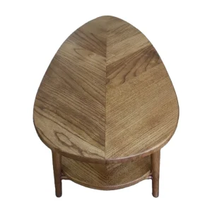 Customized Size Durable Pattern Splicing Modern Minimalist Ash Wood Solid Wood Coffee Side Table for Living Room