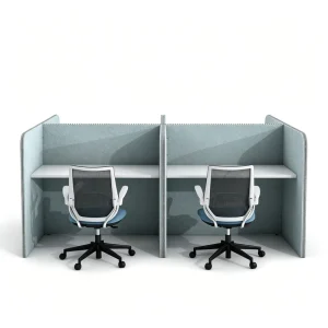 Customized Soundproof Privacy Desk 4 Person Modular Office Cubicle Workstation