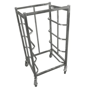 Customized Stainless Steel GN Pan Rack with Wheels Baking Tray Trolley Food Cooling Cart for Hotel & Restaurant Supplies
