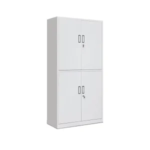 Customized Steel Office Filing Cabinet 4 Door Adjustable Shelf Steel Filing Cabinet School Hospital Metal File Storage Cabinet