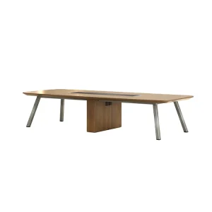 DIOUSNEW Elongated Conference Tables Modern Office Furniture Meeting Room Rectangle Tabletop