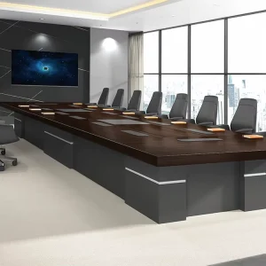 DIOUSNEW Wooden Long Office Conference Table Office Furniture Executive Meeting Desk For 10 Person