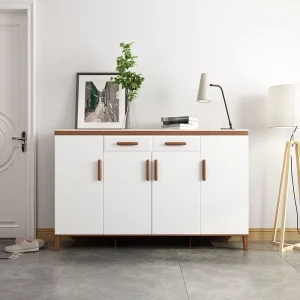 DIY Freestanding Shoe Cabinet Modern Space Saving Wooden Entryway Shoe Storage Organizer Rack