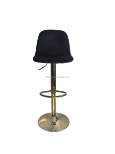 DLC 104 Nordic Luxury Modern Adjustable Leather Breakfast High Bar Chairs Stools for Bar Counter