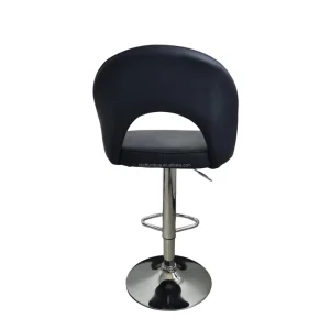 DLC R301 Modern PU Leather Adjustable Swivel Steady Outdoor Dining Bar Chairs Commercial Grade Counter Height Stools Cafe Hotel