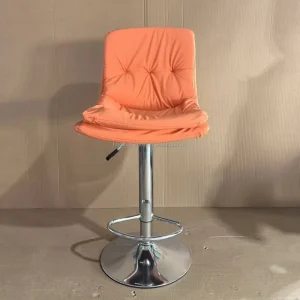 DLC R309 Outdoor Dining Bar Chairs Commercial Grade Counter Height Stools Cafe Hotel PU Leather