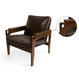 Design Nordic Modern Furniture Leisure Lounge Customized Upholstery Knock Down Arm Chair Solid Wood Sofa Chair for Living Room