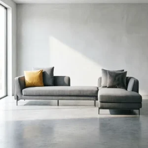 Designer Living Room Furniture Durable Modern Couch Sofa Ballet Series Corner Fabric Sofa Set