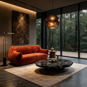 Designer Popular Boucle Nordic Minimalist Integrated Molding 3-Seater Vacuum Compression Sofa Box Luxury Living Room Apartment
