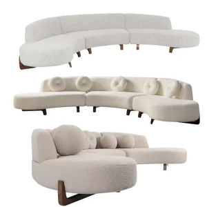 Designer Sofa Set Furniture Modern Luxury Minimalist Living Room Cloud Fabric Sofa Lounge Corner Modular Sectional Sofa