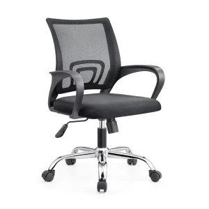 Desk Chair Chaise De Bureau Swivel Office Chair Factory Direct Sale Mesh Black Metal Iron Modern Swivel Chair Lamb Hair