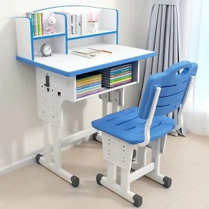Desk Modern Style Custom Colors Metal Student Adjustable Desk and Chair Set Classroom Tables Chairs for Schools