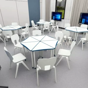 Desk for School Table and Chairs Teens Classroom Student Desk and Chair Sets School Student Desk and Chair