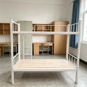 Detachable Bed Youth Hostel Furniture Metal Narrow Comfortable Heavy Duty Design Bunk Bed