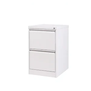 Detachable Lotus White Vertical Steel Filing Cabinet Goose-Neck Handle Freestanding Workshop Office Financial Documents