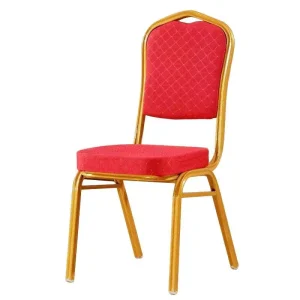 Dining Furniture Chair Church Stackable Wedding Banquet Hotel Chair Metal Tube Chair